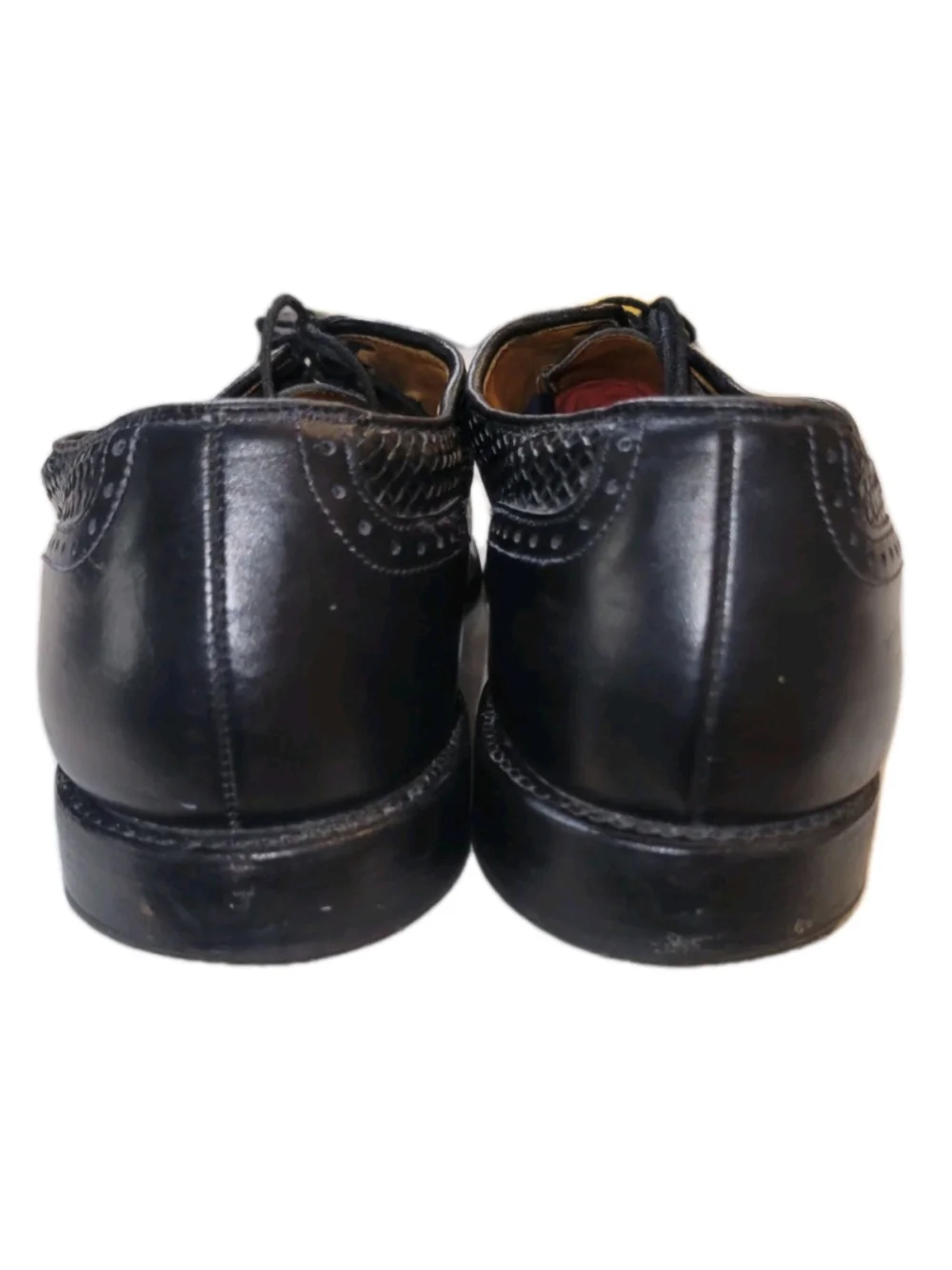 ALLEN EDMONDS Hampstead Men's Black Lace-Up Genuine Leather Oxford Shoes Size 12
